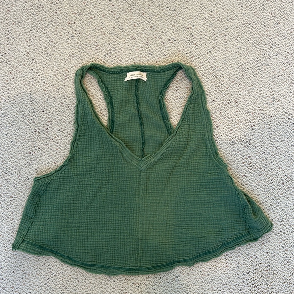 Urban Outfitters green Racerback tank top